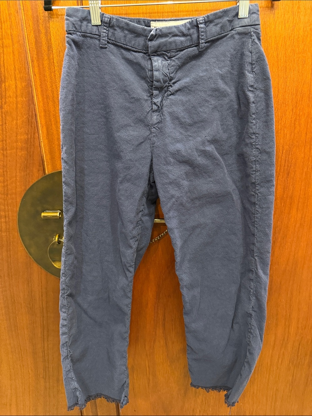 Frank & Eileen Kinsale Navy Casual Cotton Pants Sz 6